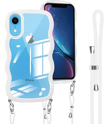 iPhone XR用 ケース 携帯電話ストラップ付き、6.7インチ Amazon.co.jp: iPhone XR 用 ケース ショルダー クリア iphoneXR