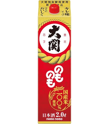 Amazon.co.jp: 上撰 金冠 大関 はこのさけパック 2L × 6本 : 食品