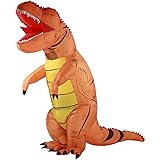 [Mskikefly] ハロウィン コスプレ 恐竜 きぐるみ ティラノサウルス インフレータブルコス 着ぐるみ 仮装 変装スーツ コスチューム 男女兼用 大人用 パフォーマンス道具 膨張式 クリスマス 文化祭 イベント パーティー 面白グッズ