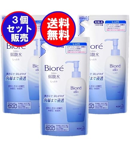 Amazon | Bioré ビオレ うるおい弱酸水 しっとり つめかえ用 180ml 180