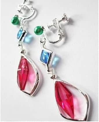 Amazon マクロスf シェリル ノーム 公式イヤリング シェリル風 ピアス コスプレ道具 小物 D001 コスプレ 仮装 通販