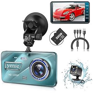 ドライブレコーダー 前後カメラ ドラレコ 32GBカード付き 1296PフルHD 1800万画素 170°広視野角 SONYセンサー/レンズ 駐車監視 常時録画/衝撃録画 高速起動 G-sensor WDR