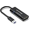 DriverGenius USB 3.0/2.0 - HDMI（1080p）モニター 変換コネクター／ディスプレイ コンバーター(Windows 11/macOS 14に対応丨外付けディスプレイ増設アダプタ)