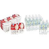 【セット買い】[Amazonブランド]Happy Belly パックご飯 新潟県産こしひかり 200g×20個(白米) 特別栽培米 [Amazonブランド] & Belly 天然水 岐阜・養老 500ml×24本