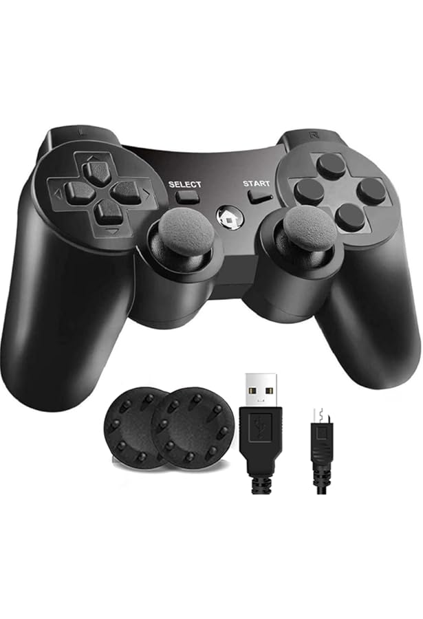 Amazon.co.jp: PS3 用 ワイヤレスコントローラー 6軸センサー DUAL 