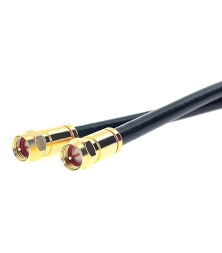 Amazon | 国内資材メーカー製 屋内用 アンテナケーブル 黒 50cm S5C