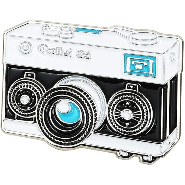 Amazon.co.jp: ROLLEI RL-031-SI FLEX カメラピンバッジ カメラ