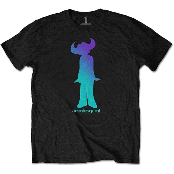 Amazon | Jamiroquai T Shirt Buffalo Gradient Logo Automaton