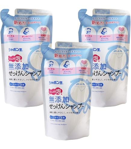 Amazon | 【10個セット】シャボン玉 無添加せっけんシャンプー泡タイプ