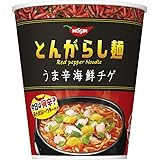 日清 とんがらし麺 うま辛海鮮チゲ 63g ×12個