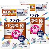 【まとめ買い 大容量】ブライトSTRONG極 パウダー 酸素系・粉末タイプ 衣類用漂白剤 詰め替え500g×2個セット