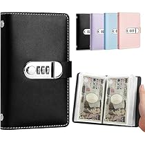 100日BOX＊封筒貯金＊ バインダー 封筒貯金 貯金ファイル クリアポケット お札 節約