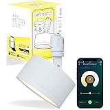 【Amazon Alexa対応】エジソンスマート ミニシーリングライト ダクトレール用 (アーム付き/ホワイト) LED一体型 調光 調色 スマート電球 スマートライト 専用リモコン対応