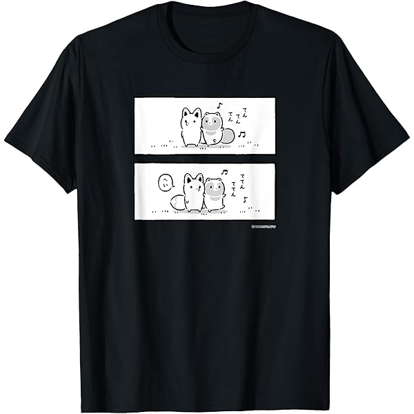 Amazon | タヌキとキツネ（ずいずい） Tシャツ | Tシャツ
