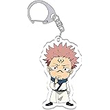 呪術廻戦 キーホルダー アクリル キーチェーン 17点セット 虎杖悠仁 両面 伏黒 野薔薇バッグ 軽量 携帯 ペンダント 五条悟 真希 狗巻棘 パンダ 七海 鍵 飾萌えグッズ 小道具り アニメ キャラクター おしゃれ かわいい プレゼント ギフ(両面