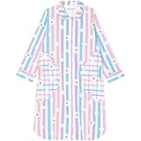Amazon ツモリチサト Tsumori Chisato ワコール ルームウェア 部屋着 おうち時間 パジャマ ロング袖 ロング丈 Udo160 ストライプ柄 チェック柄 L Bu パジャマ ルームウェアセット 通販