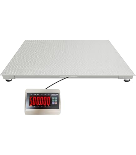 Amazon | フロアスケール 3t デジタル式 大型 低床 低床式計量器 台秤
