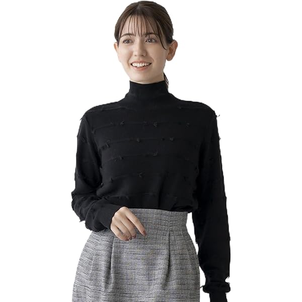 Sono - sono ブラック×ホワイト　エッセンシャルシルキーニットカーディガン Sono - sono ブラック×ホワイト エッセンシャルシルキーニット