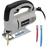 【Amazon.co.jp限定】高儀 Primero(プリメロ) 家庭用 小型 ジグソー AC100V JSW-350AZA【木材・プラスチック・軟鉄板の切断】【3種のブレード付き】【左右傾斜切断可能】Takagi ジグソー 電動ノコギリ 糸鋸電動 