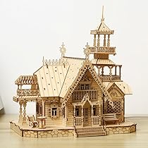 Amazon | 立体 パズル 木製 パズル 3D ウッドパズル 組み立て
