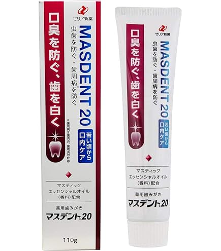 Amazon | ゼリア新薬 【医薬部外品】マスデントケア 110g 薬用歯磨き