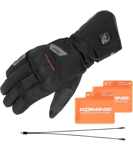 Amazon | コミネ(KOMINE) バイク用 グローブ EK-314 12V-7.4V グローブ