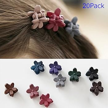 梅のベビーヘアクリップ 梅の花 二輪 ベビーヘアクリップ 全2色 | yukotto's STORE