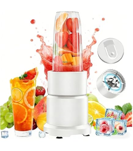 Amazon | ジューサーミキサー 500W スムージー 氷も凍った果物も砕ける