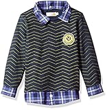 SIERRA JULIAN Little Boys' Nodolo Long Sleeve Sweatshirt Navy 5Y [並行輸入品]