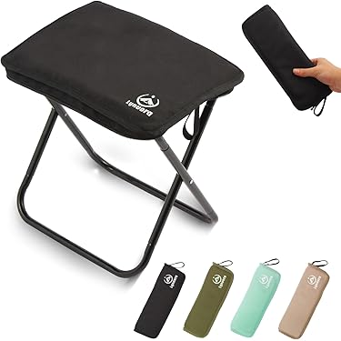 折りたたみ式アウトドアチェア ブラック/ターコイズ(2台) Amazon.co.jp