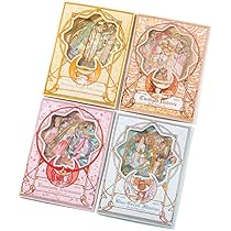 Amazon.co.jp: オーロラ 箔押し クリアシール ステンドグラス