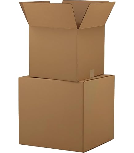 Amazon.co.jp: BOX USA 15 x 15 x 10 段ボール箱 Mサイズ 長さ15インチ