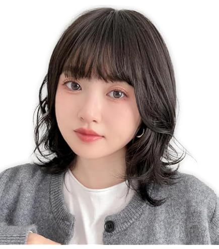 Amazon.co.jp: オールグラデハニーウェーブボブ耐熱グレーラベンダー