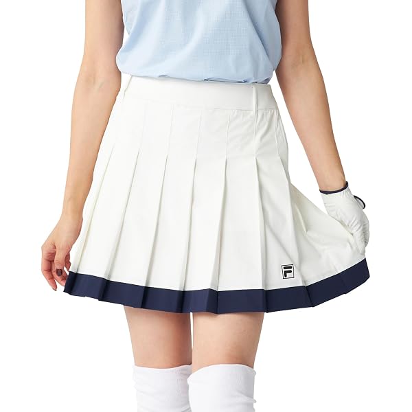 Amazon.co.jp: [フィラ ゴルフ] ゴルフスカート プリーツ 撥水