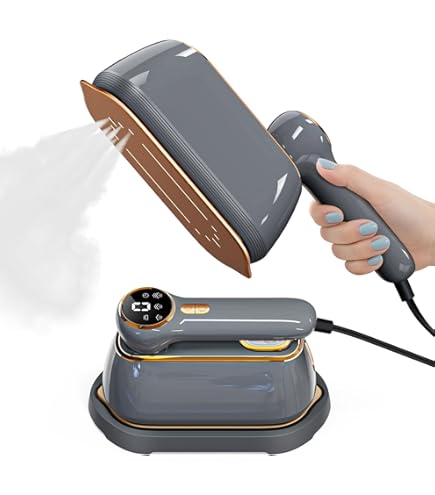 Amazon | スチームアイロン 衣類スチーマー ハンガーにかけたまま シワ