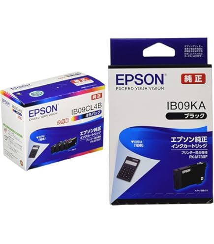 Amazon.co.jp: エプソン 純正 インクカートリッジ IB09CL4B 4色