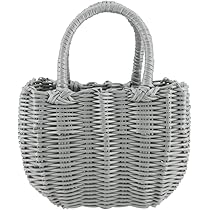 Amazon｜村田屋 ビニール製 カゴバッグ P.Pプチバッググレー