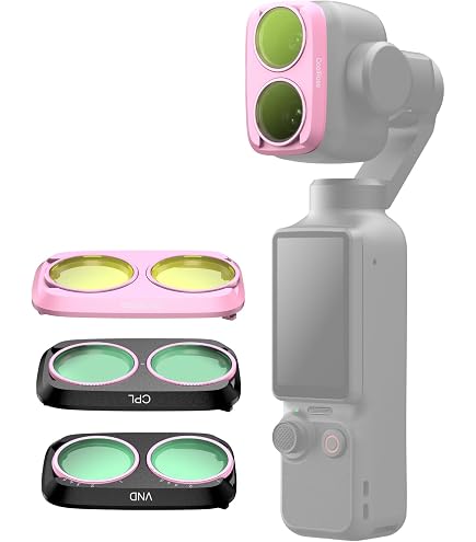 Amazon | Taoricup DJI Osmo Pocket 4P 対応 広角レンズ NDフィルター