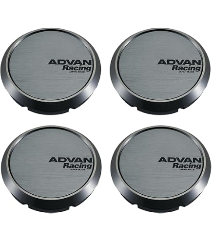 Amazon | 4個セット YOKOHAMA ADVAN Racing センターキャップ フラット