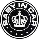 BABY IN CARマグネット（ホワイト）