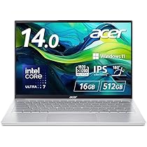 Amazon.co.jp: Acer ノートパソコン Swift Lite 14 AI Core