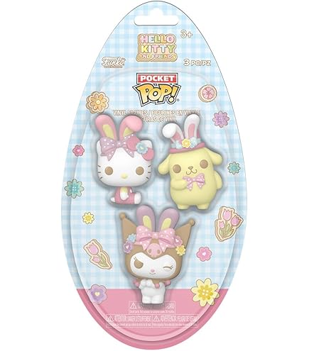 Funko Bitty Pop! 4 Pack: Sanrio - Kuromi - Hello Kitty - My Melody - Mystery Mini Figure - Styles May Vary Et Une Mini-Figurine mystère Surprise - 0,9 Pouce (2,2 cm Funko Bitty Pop! 4 Pack: Sanrio - Kuromi - Hello Kitty - My Melody - Mystery Mini Figure - Styles May Vary Et Une Mini-Figurine mystère Surprise - 0,9 Pouce (2,2 cm