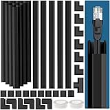 配線カバー ケーブルカバー 配線コード隠し 配線モール ケーブルモール 電線ケーブルカバー 配線隠し ケーブルプロテクター コードプロテクタ