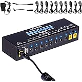 GOKKO AUDIO パワーサプライ エフェクターペダル用 エレキギター用 電源 10独立9V/12V/18V DC出力 電源供給 PSE認証(プラス)