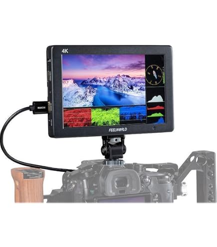 Amazon.co.jp: FEELWORLD FW279S 7インチカメラ モニター 2200nit 超高