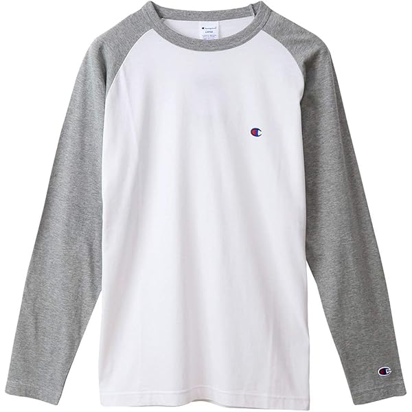 Amazon | [チャンピオン] 長袖 綿100% ラグラン ラグランスリーブ ロン