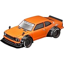 ジオラマ模型昭和レトロゴールドGRカローラ・スーパーカブバイク