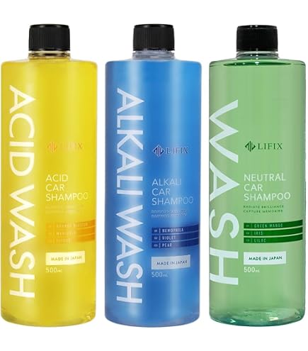 Amazon.co.jp: ACOAT 3ph洗車シャンプー3本セット 中性シャンプー 脱脂