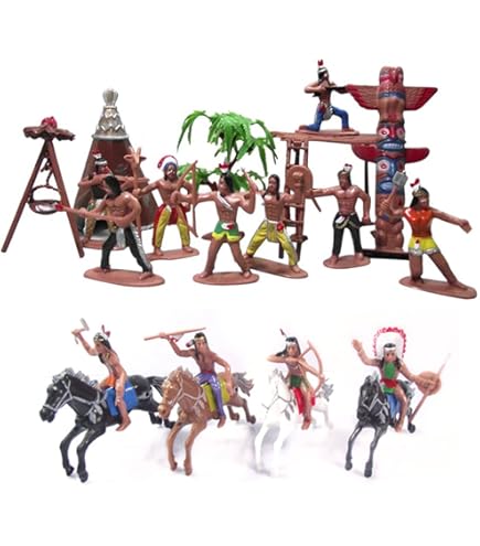 Amazon.co.jp: ArtCreativity カウボーイ&インディアンアクション