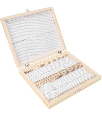 Amazon.co.jp: dailymall 顕微鏡スライド プレパラートボックス 50枚用